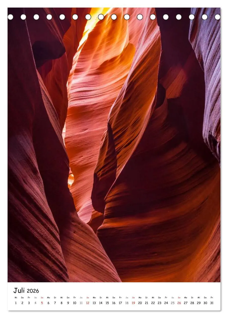 Bild: 9783516448863 | Eine Reise durch die Canyons der USA (Tischkalender 2026 DIN A5...
