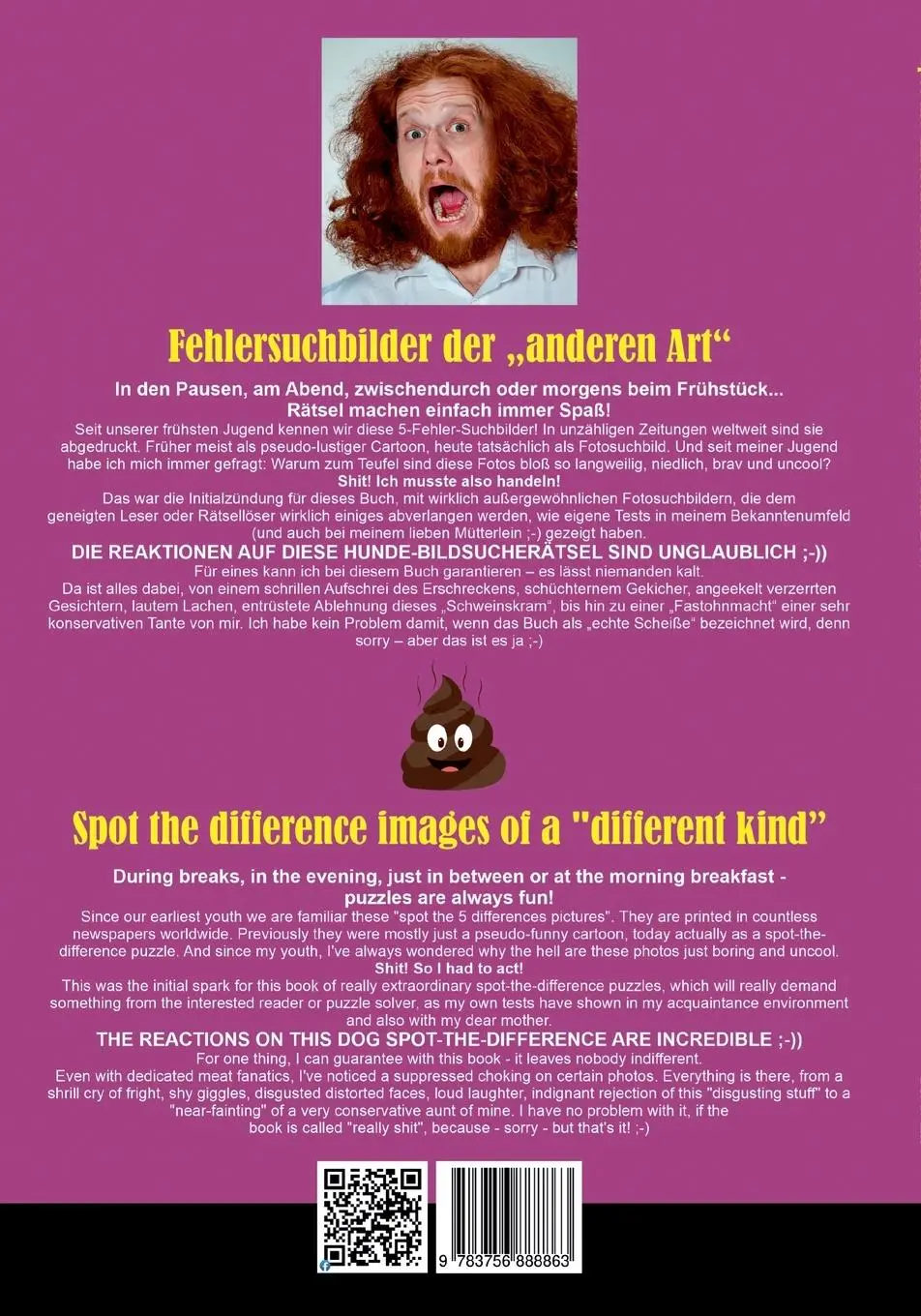Rückseite: 9783756888863 | Weltbestes Hundekacke Fehlersuch-Fotobuch für Hundeliebhaber und...
