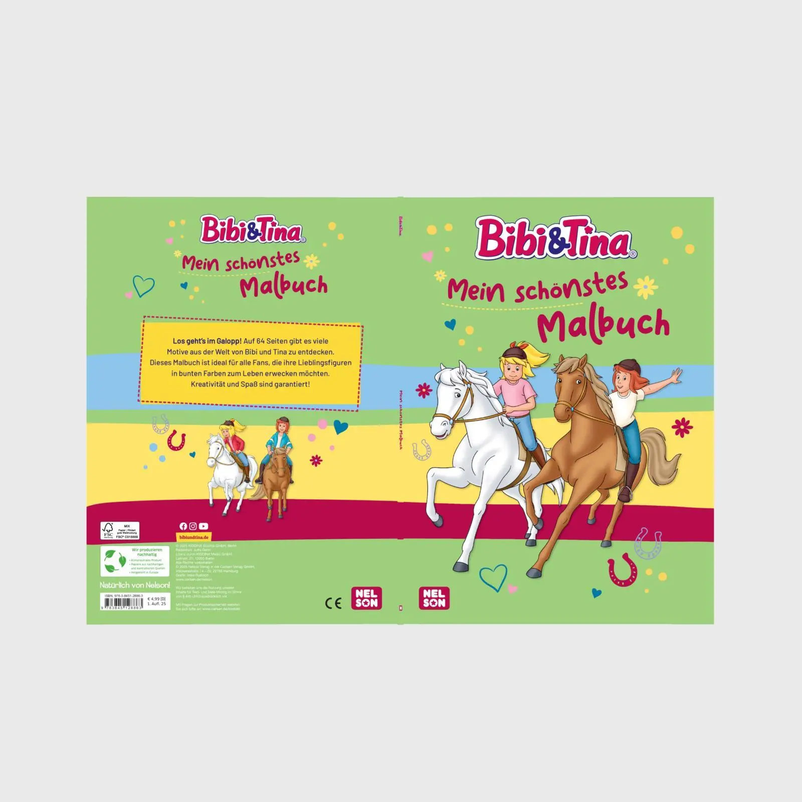 Bild: 9783845128863 | Bibi &amp; Tina: Mein schönstes Malbuch | Taschenbuch | Bibi &amp; Tina | 2025