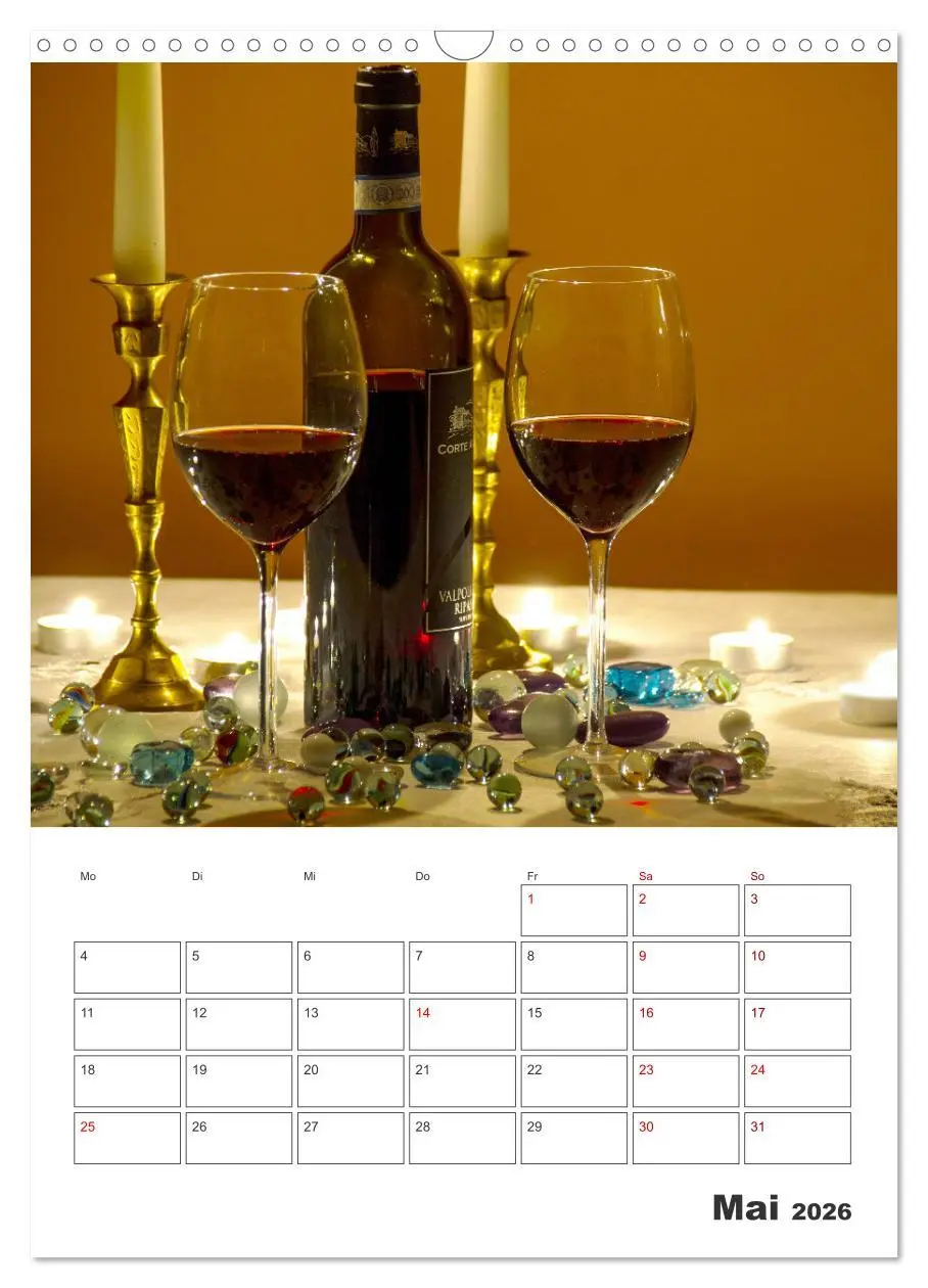 Bild: 9783516368963 | Weinkalender - für Kenner und Genießer (Wandkalender 2026 DIN A3...
