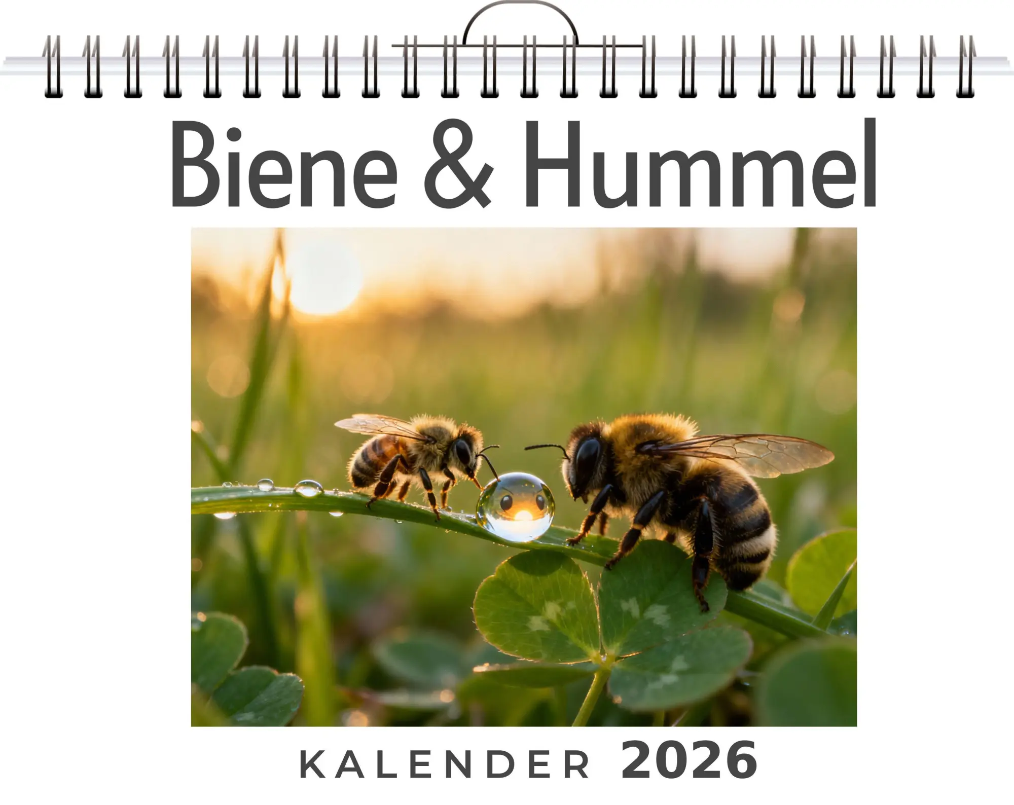 Cover: 9783695328963 | Biene &amp; Hummel | Marie Herrmann | Kalender | Deutsch | 2026 | FlipFlop