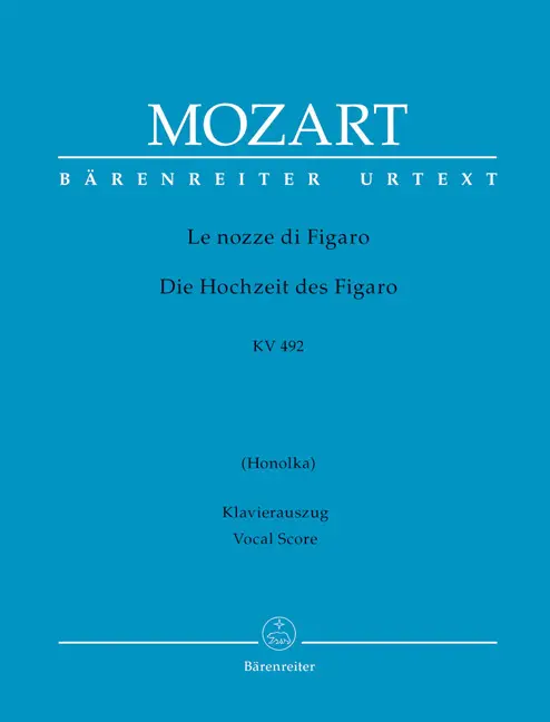 Cover: 9790006568963 | Le nozze di Figaro (Die Hochzeit des Figaro) KV 492, Klavierauszug...