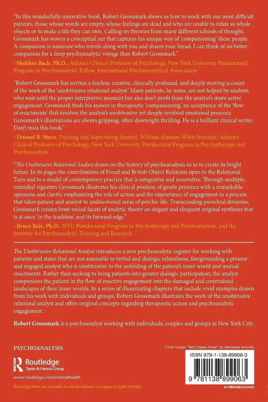 Rückseite: 9781138899063 | The Unobtrusive Relational Analyst | Robert Grossmark | Taschenbuch