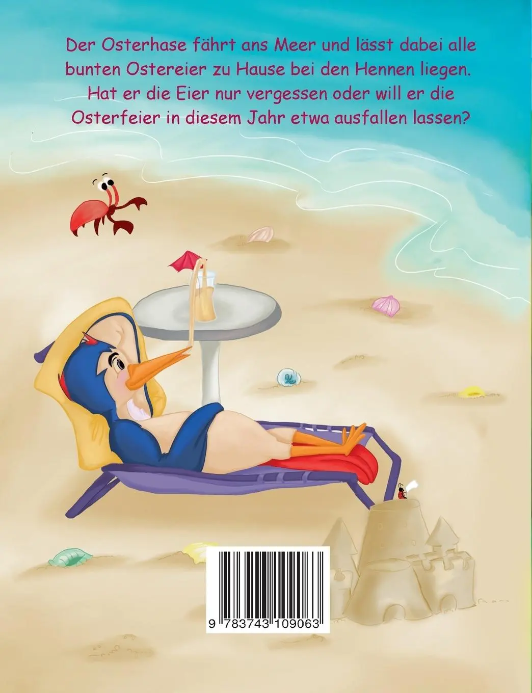 Rückseite: 9783743109063 | Der Osterhase fährt ans Meer | Liane Spindler (u. a.) | Taschenbuch