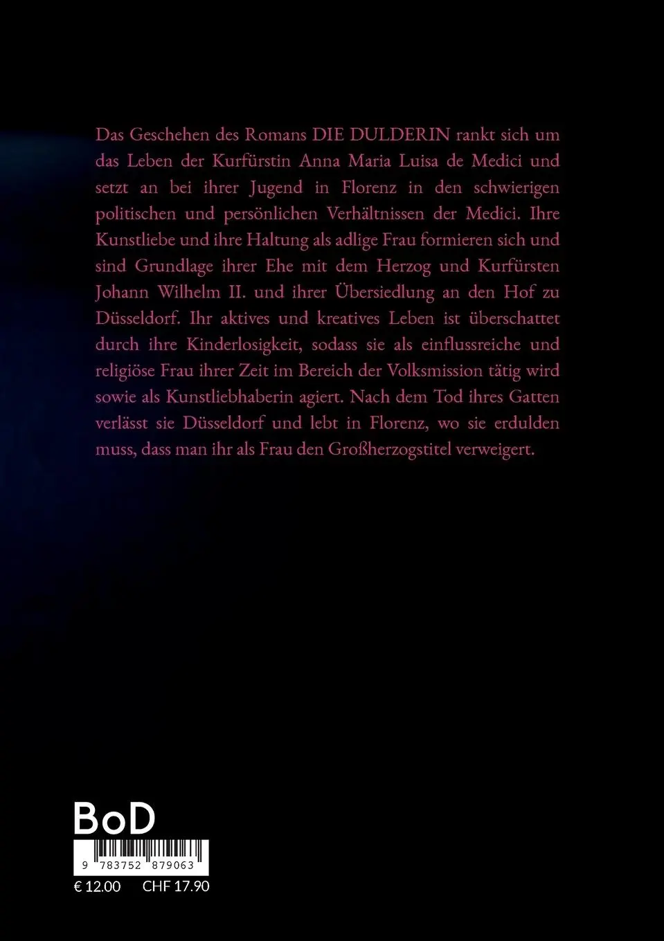 Rückseite: 9783752879063 | Die Dulderin | Heinz-Theo Frings | Taschenbuch | 324 S. | Deutsch