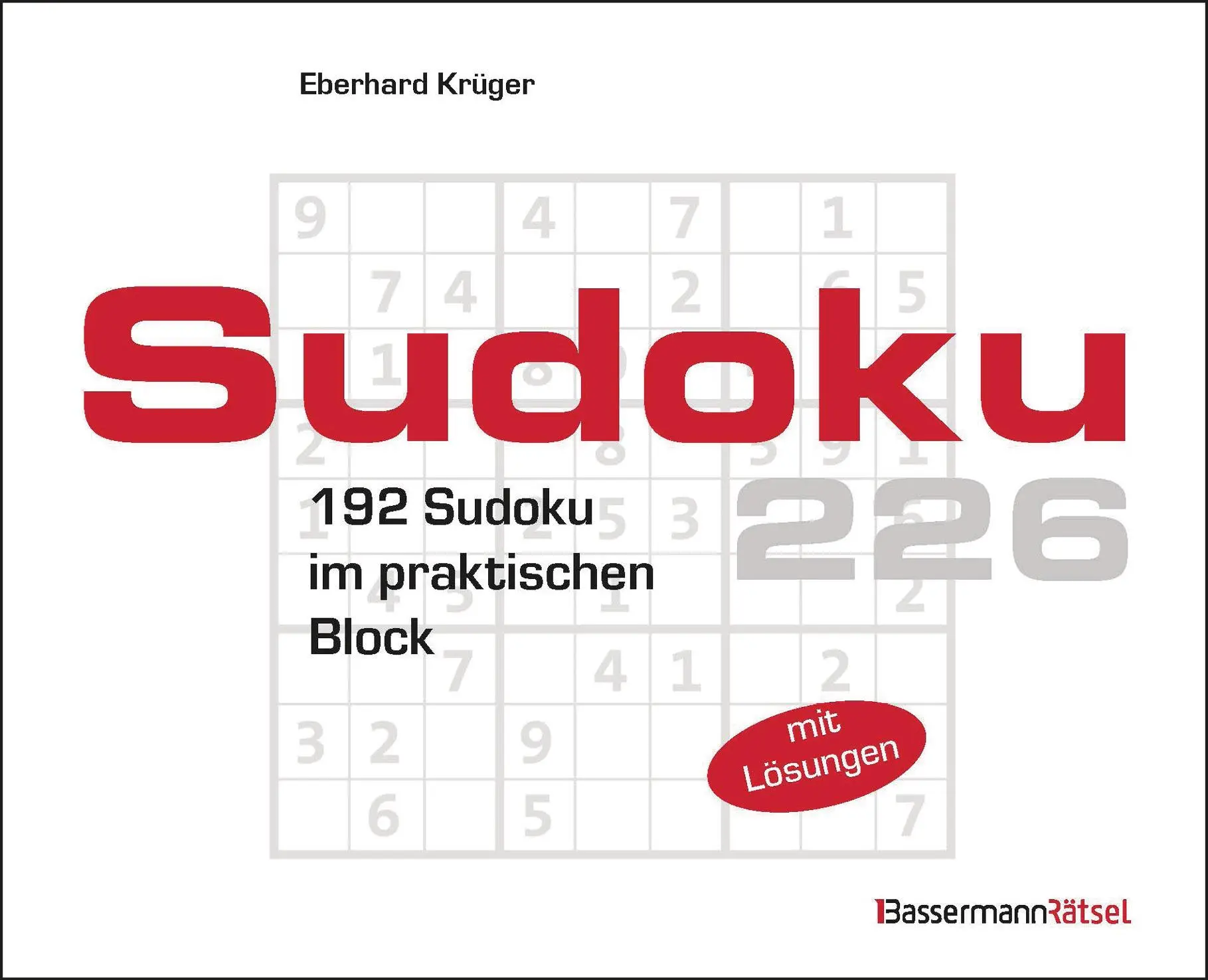 Krüger, Eberhard: Sudokublock 226 (5 Exemplare à 2,99 EUR)