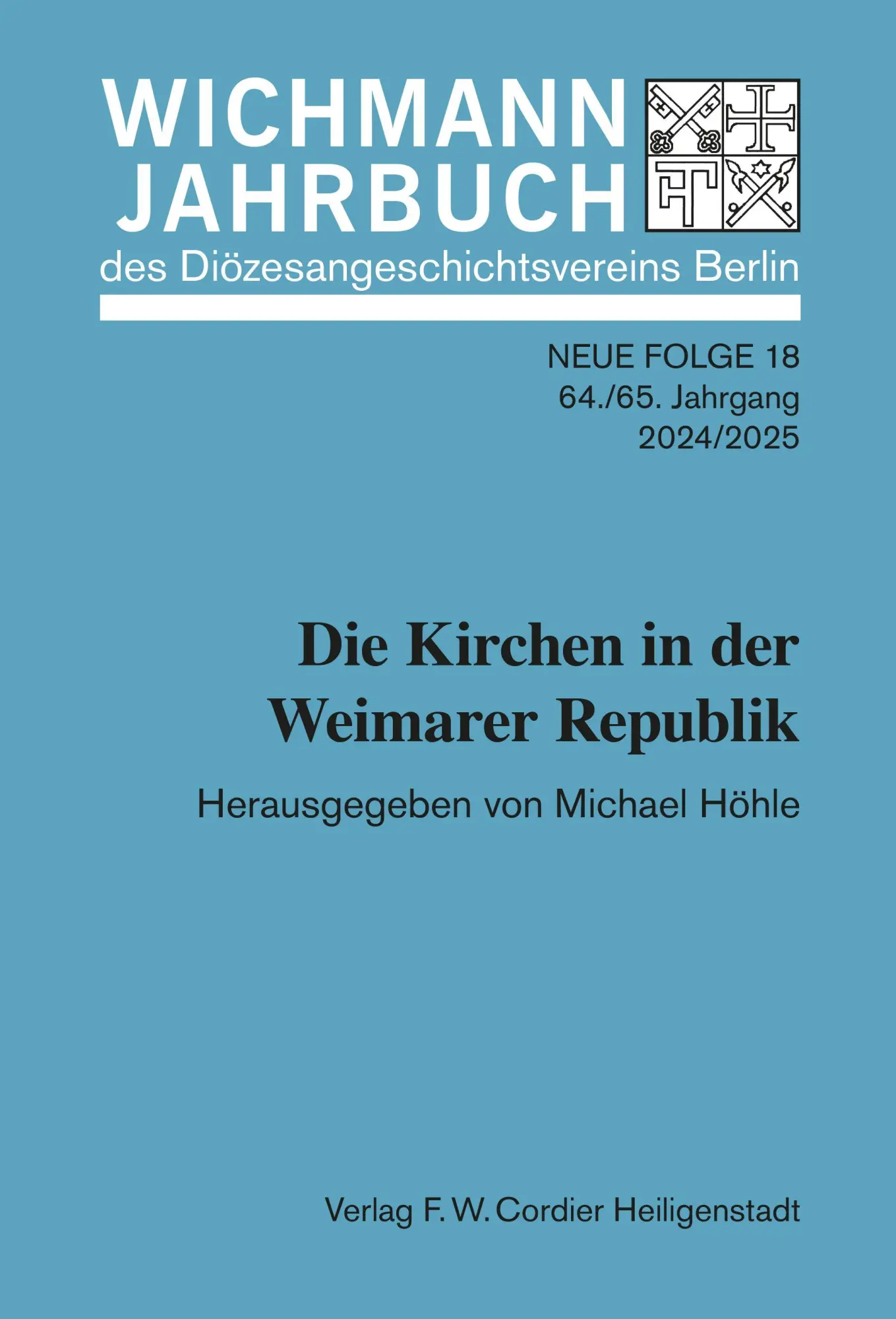 Wichmann-Jahrbuch des Diözesangeschichtsvereins Berlin