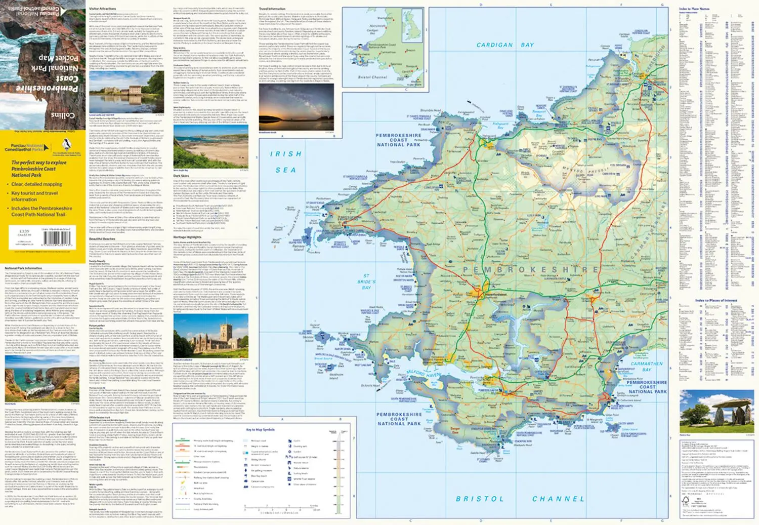 Bild: 9780008439163 | Pembrokeshire Coast National Park Pocket Map | Uk (u. a.) | Buch