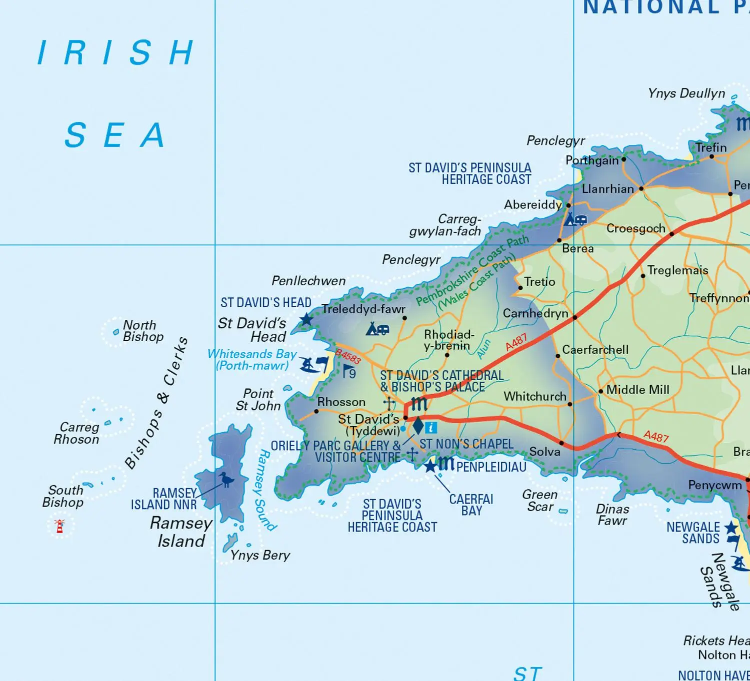 Bild: 9780008439163 | Pembrokeshire Coast National Park Pocket Map | Uk (u. a.) | Buch