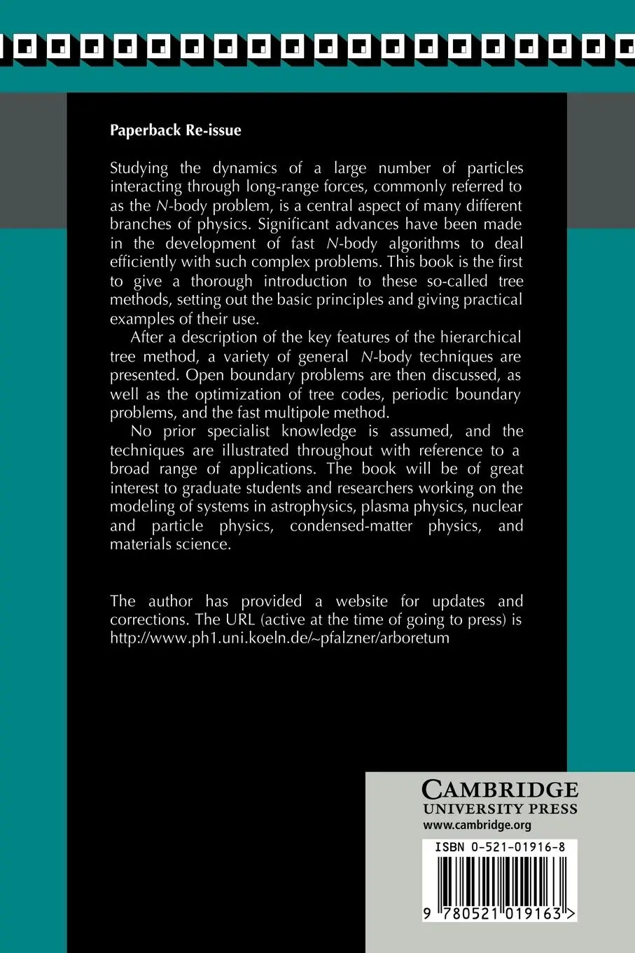 Rückseite: 9780521019163 | Many-Body Tree Methods in Physics | Susanne Pfalzner (u. a.) | Buch