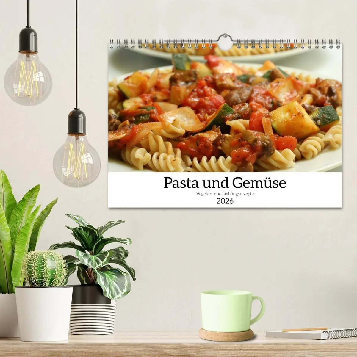 Bild: 9783516629163 | Pasta und Gemüse (Wandkalender 2026 DIN A4 quer), CALVENDO...