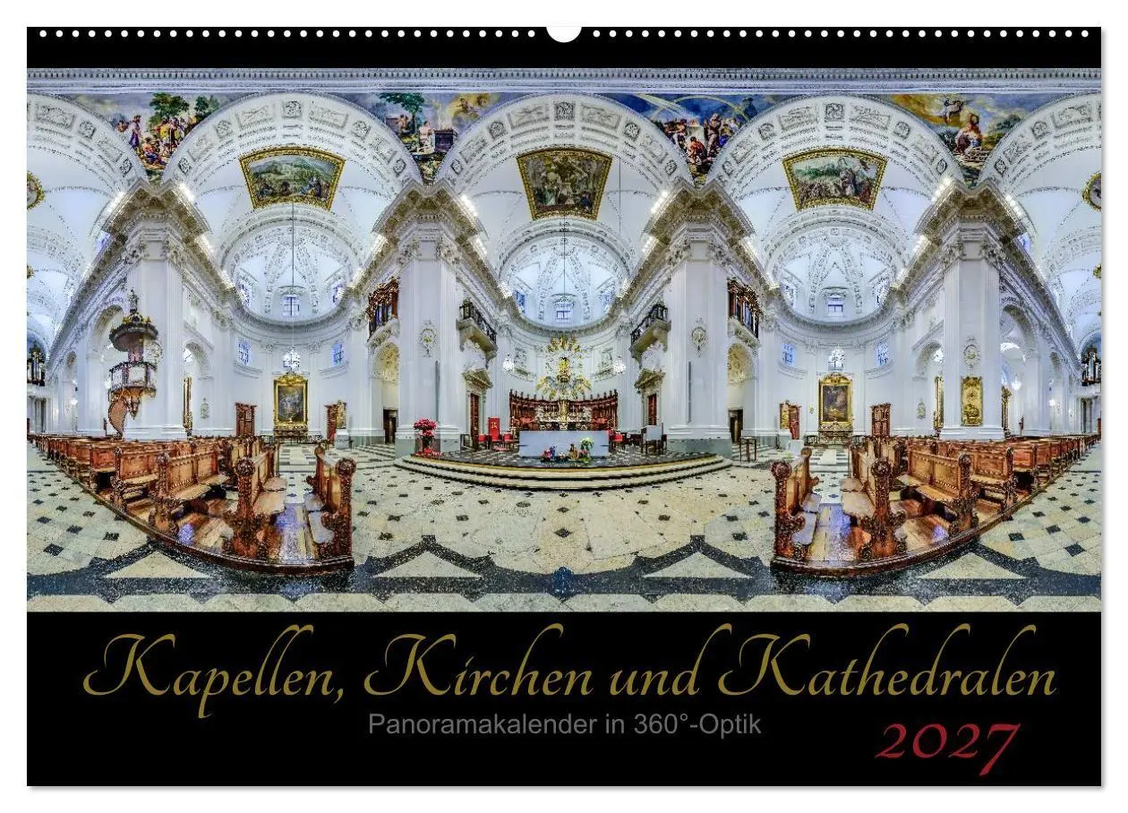 Cover: 9783569889163 | Kapellen, Kirchen und Kathedralen 2027 (Wandkalender 2027 DIN A2...