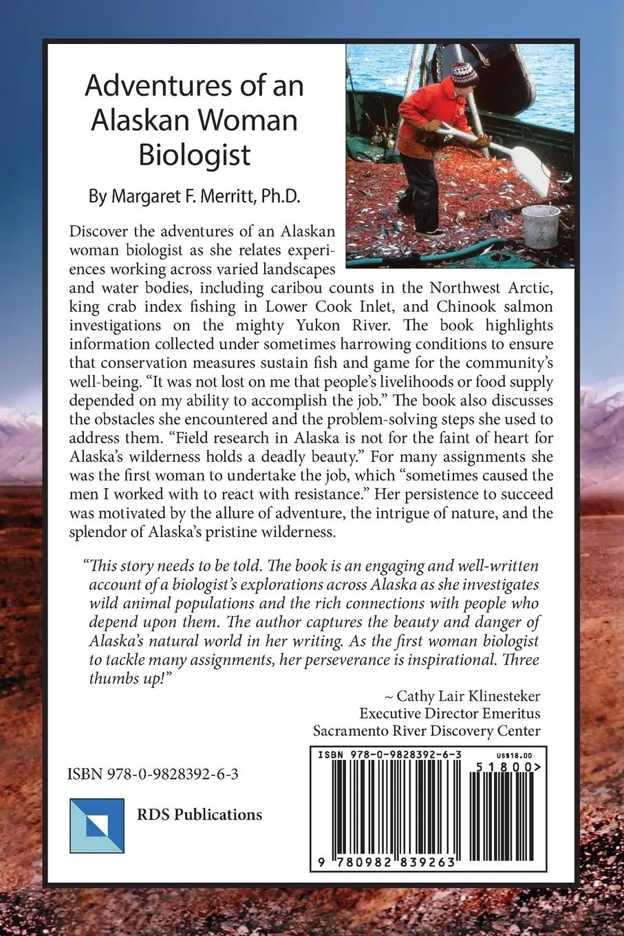 Rückseite: 9780982839263 | Adventures of an Alaskan Woman Biologist | Margaret F Merritt | Buch