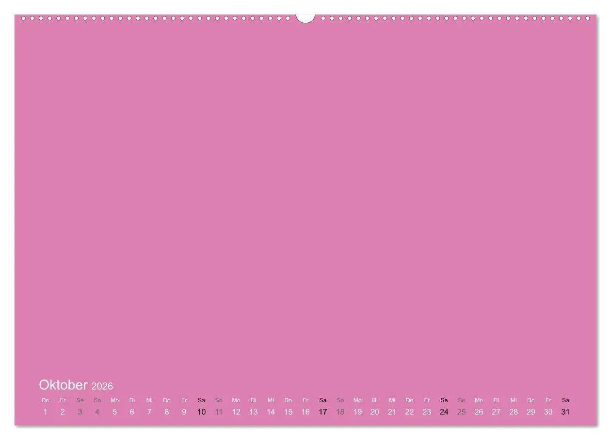 Bild: 9783516169263 | Bastelkalender - Pink (Wandkalender 2026 DIN A2 quer), CALVENDO...