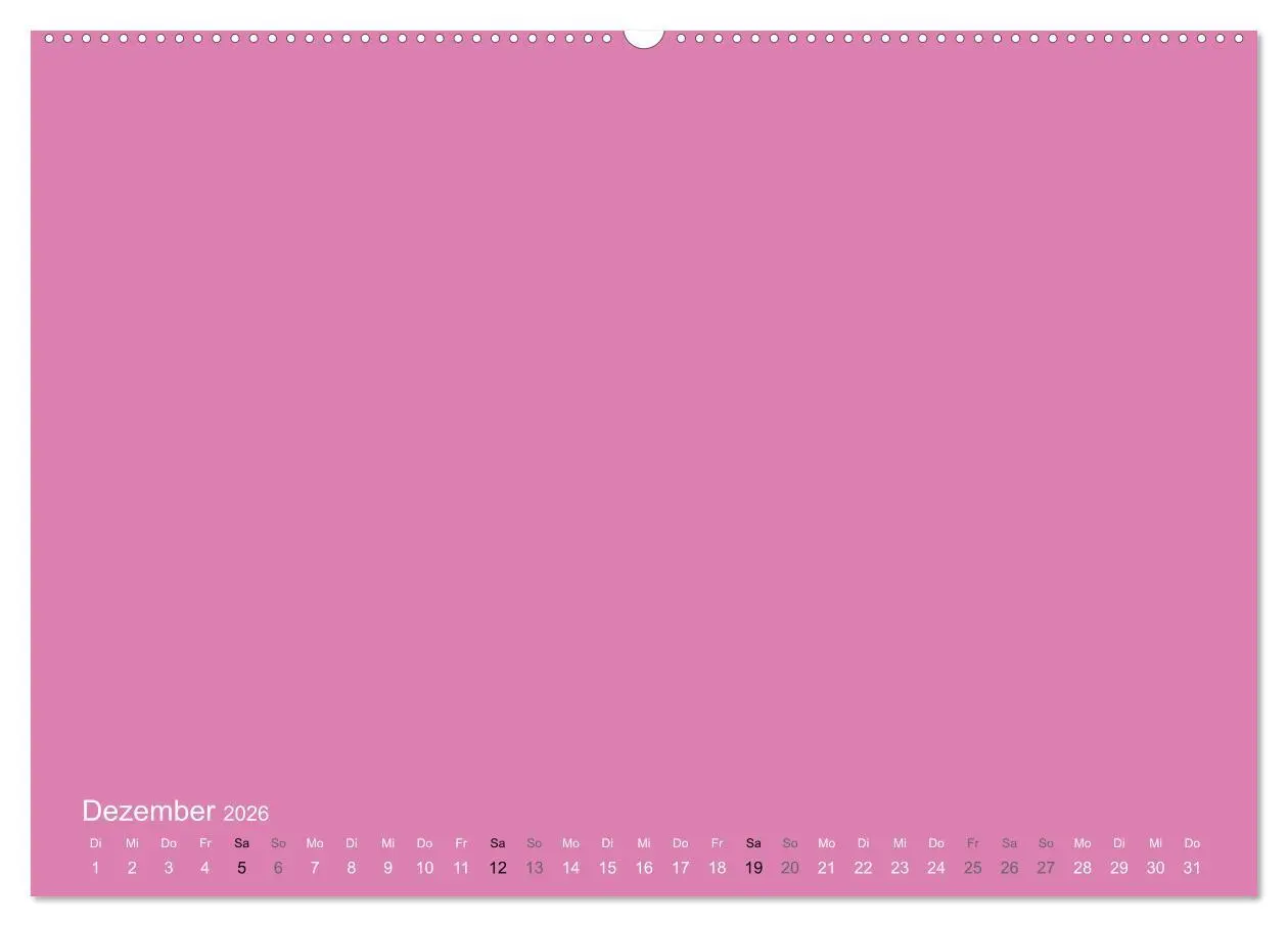 Bild: 9783516169263 | Bastelkalender - Pink (Wandkalender 2026 DIN A2 quer), CALVENDO...