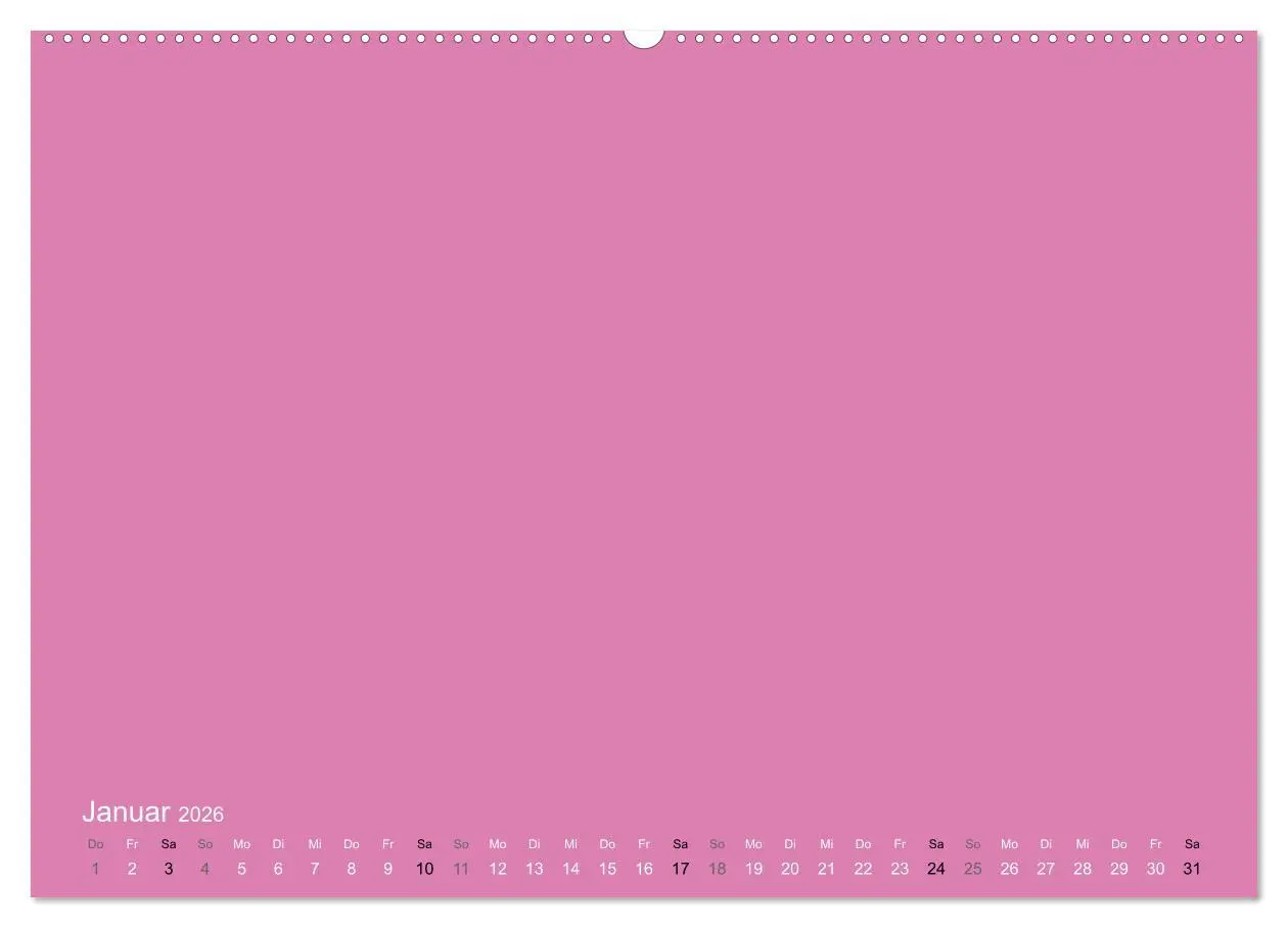 Bild: 9783516169263 | Bastelkalender - Pink (Wandkalender 2026 DIN A2 quer), CALVENDO...