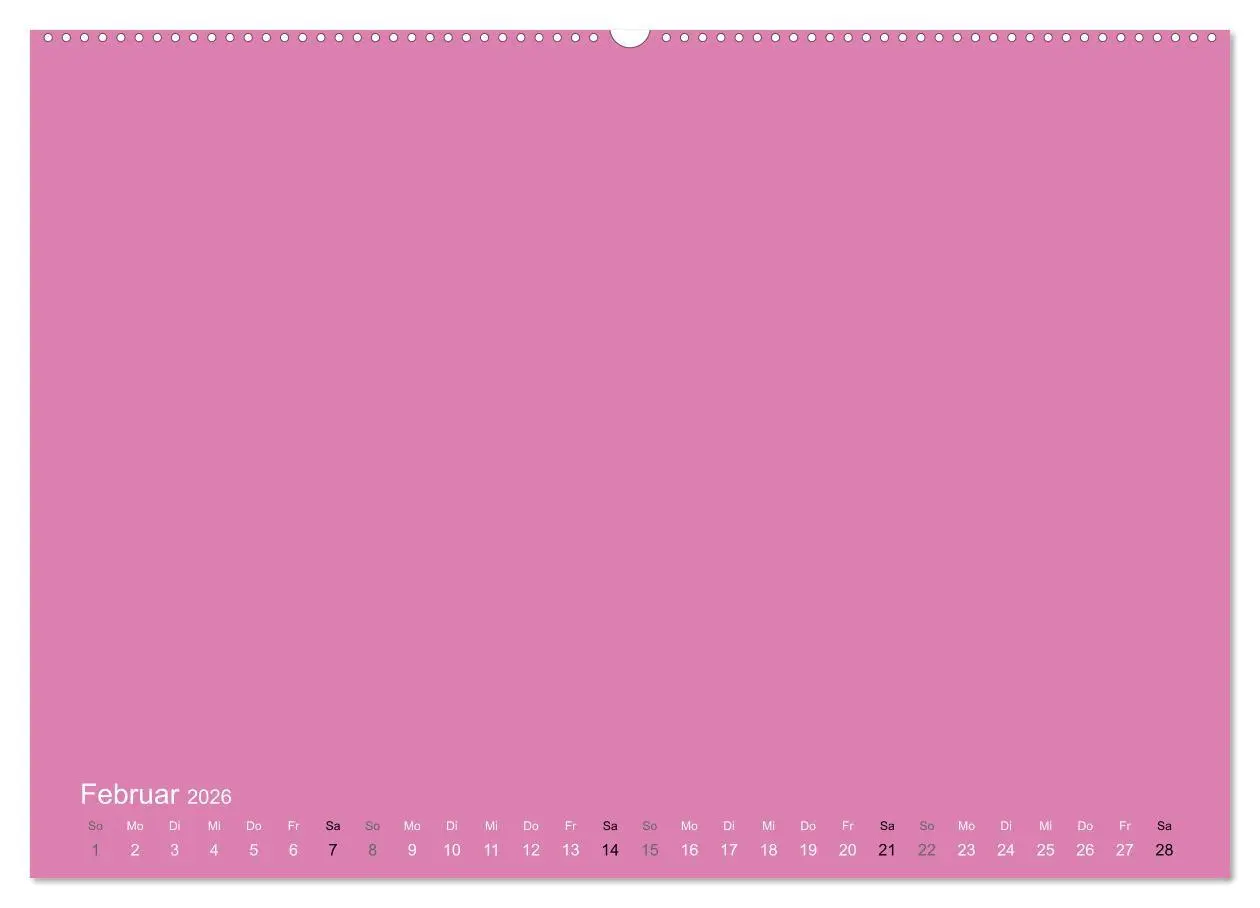 Bild: 9783516169263 | Bastelkalender - Pink (Wandkalender 2026 DIN A2 quer), CALVENDO...