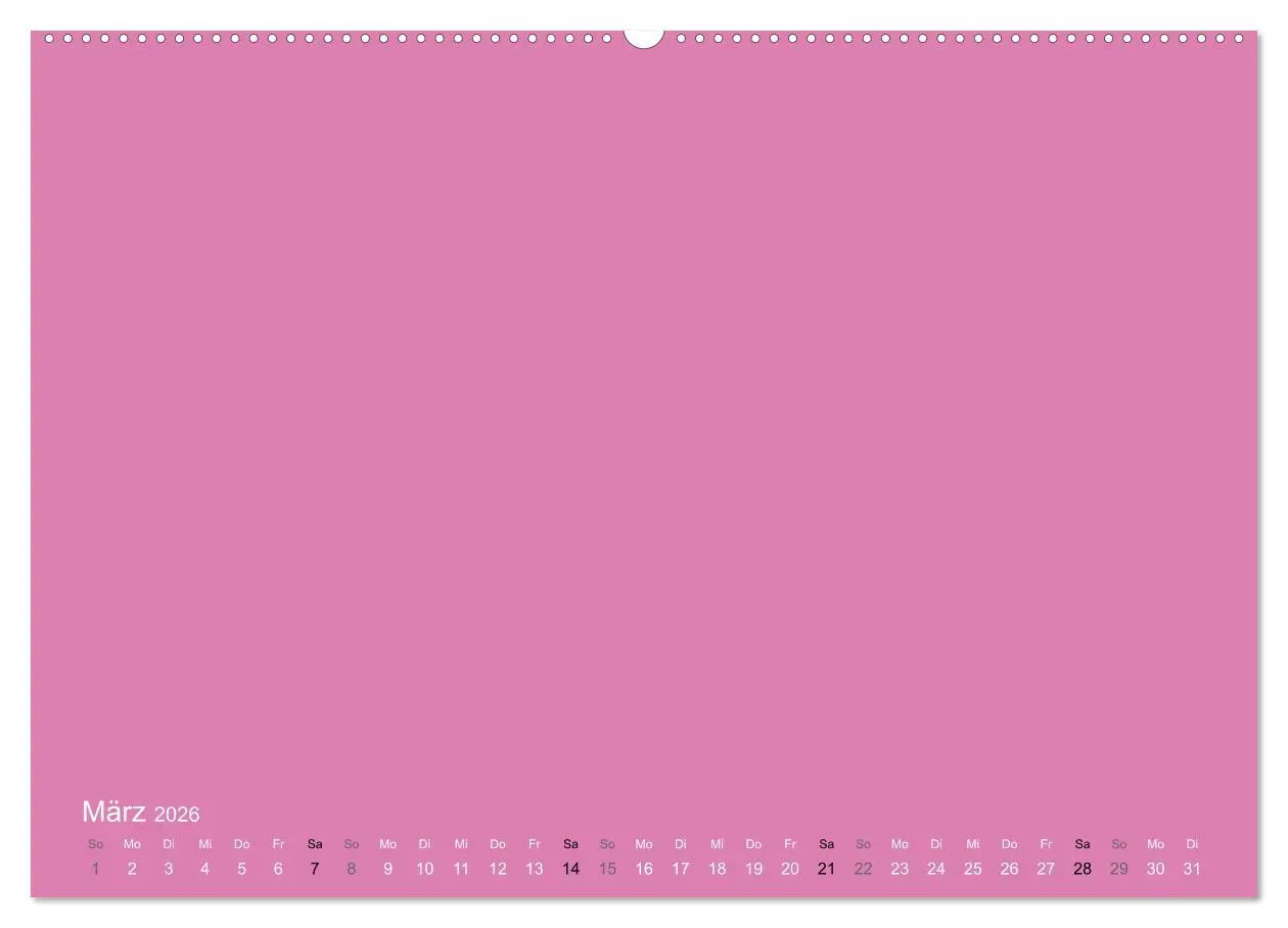 Bild: 9783516169263 | Bastelkalender - Pink (Wandkalender 2026 DIN A2 quer), CALVENDO...