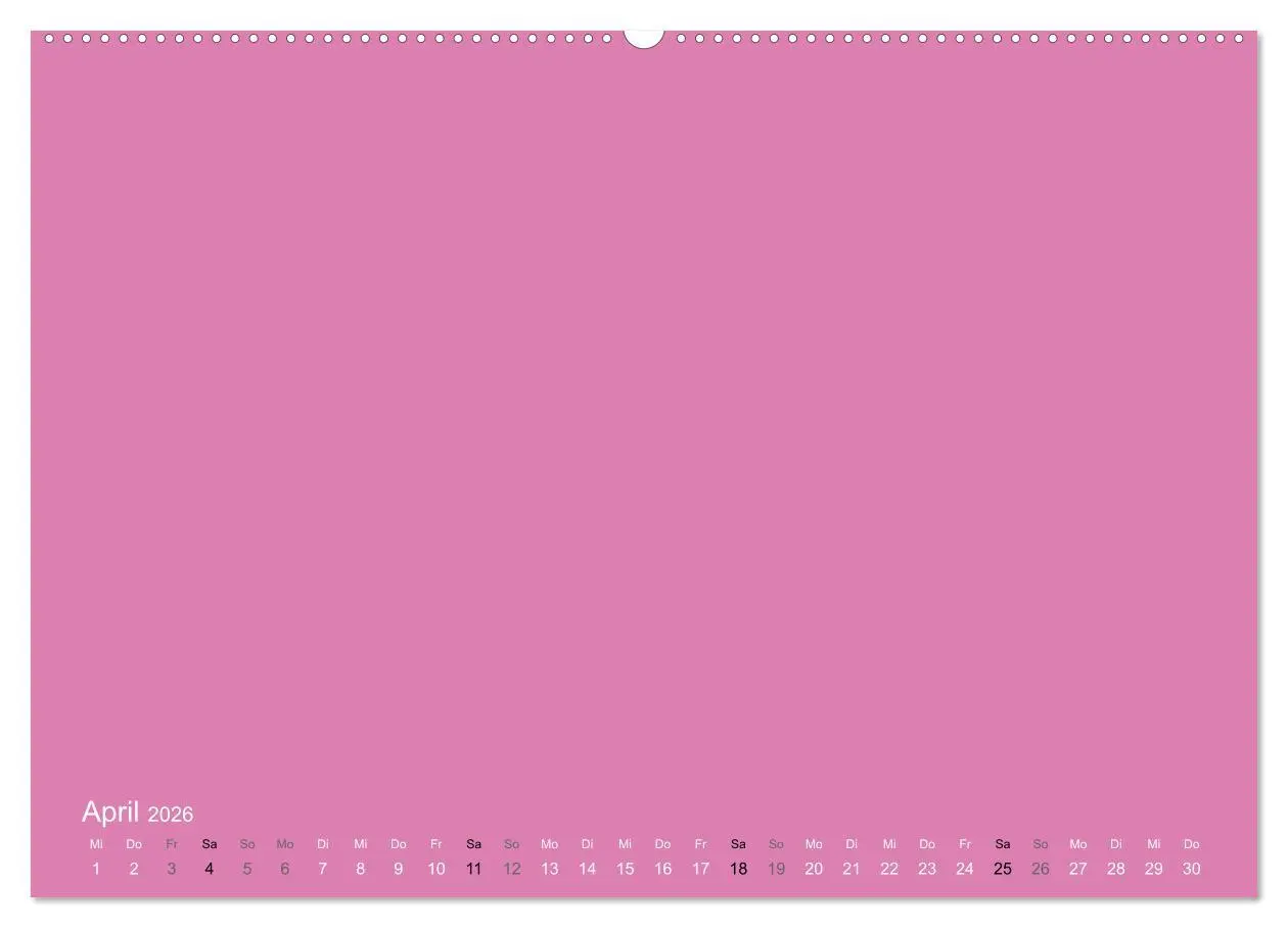 Bild: 9783516169263 | Bastelkalender - Pink (Wandkalender 2026 DIN A2 quer), CALVENDO...