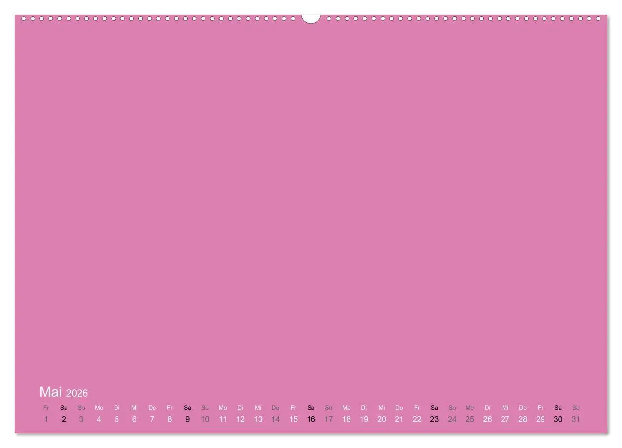 Bild: 9783516169263 | Bastelkalender - Pink (Wandkalender 2026 DIN A2 quer), CALVENDO...