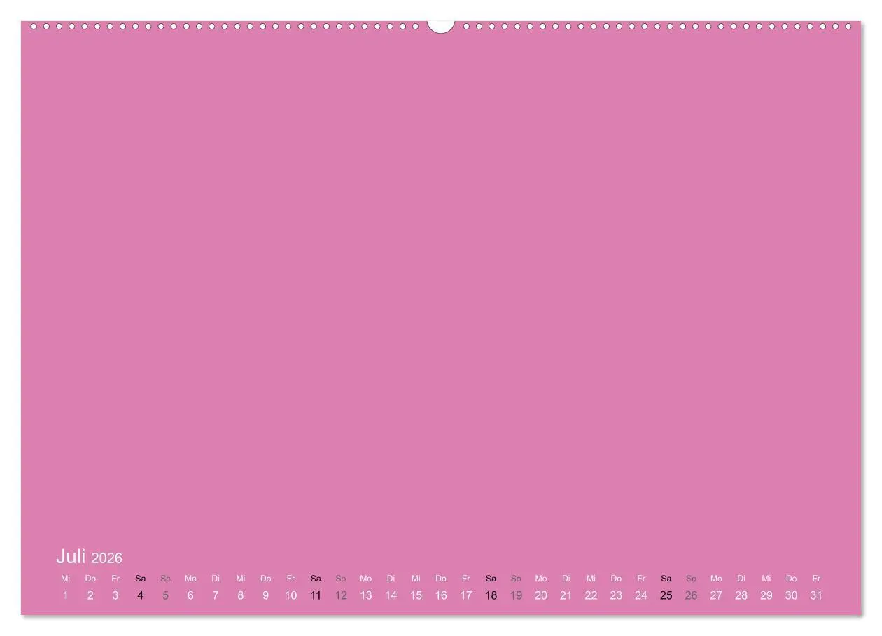 Bild: 9783516169263 | Bastelkalender - Pink (Wandkalender 2026 DIN A2 quer), CALVENDO...