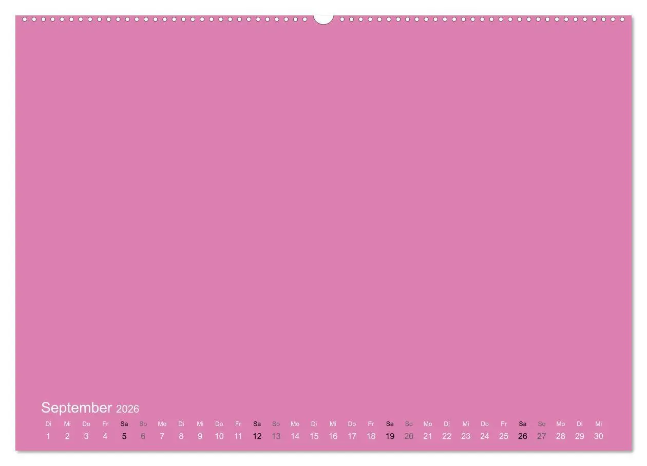 Bild: 9783516169263 | Bastelkalender - Pink (Wandkalender 2026 DIN A2 quer), CALVENDO...