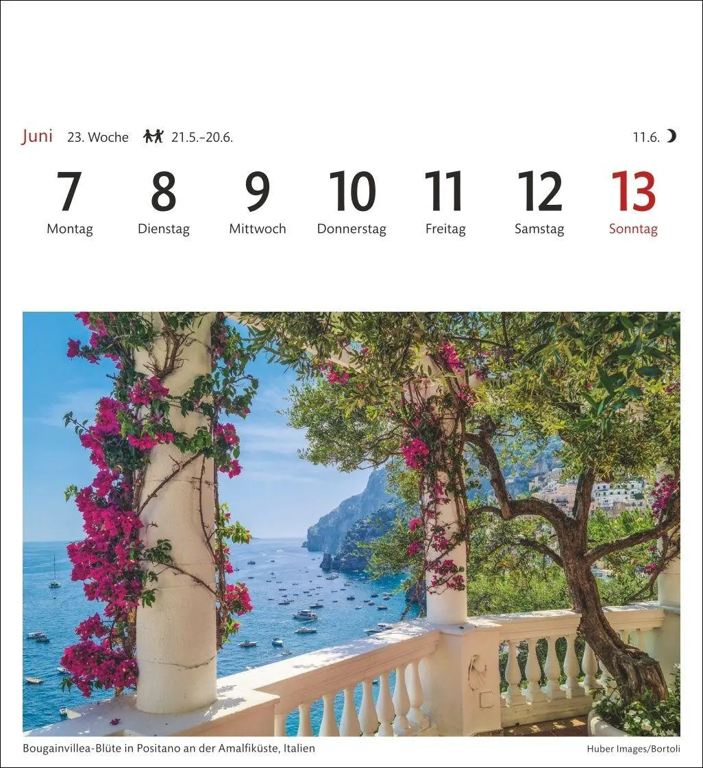 Bild: 9783840039263 | Traumziele Sehnsuchtskalender 2027 - Wochenkalender mit 53 Postkarten