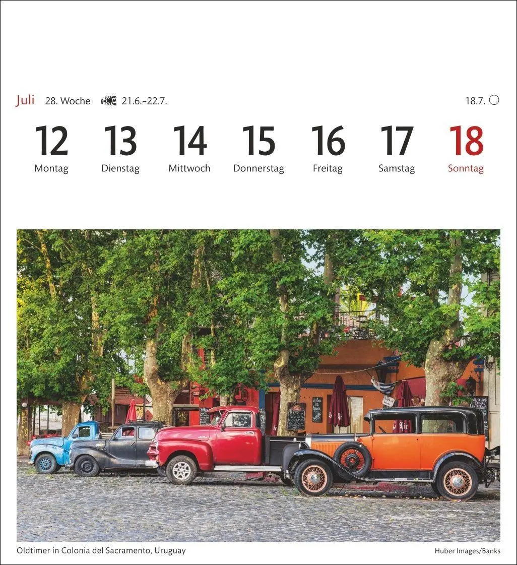 Bild: 9783840039263 | Traumziele Sehnsuchtskalender 2027 - Wochenkalender mit 53 Postkarten