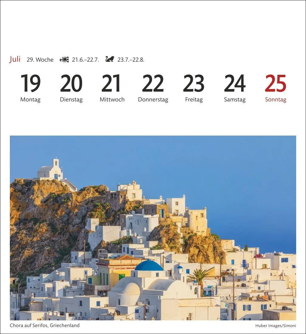 Bild: 9783840039263 | Traumziele Sehnsuchtskalender 2027 - Wochenkalender mit 53 Postkarten