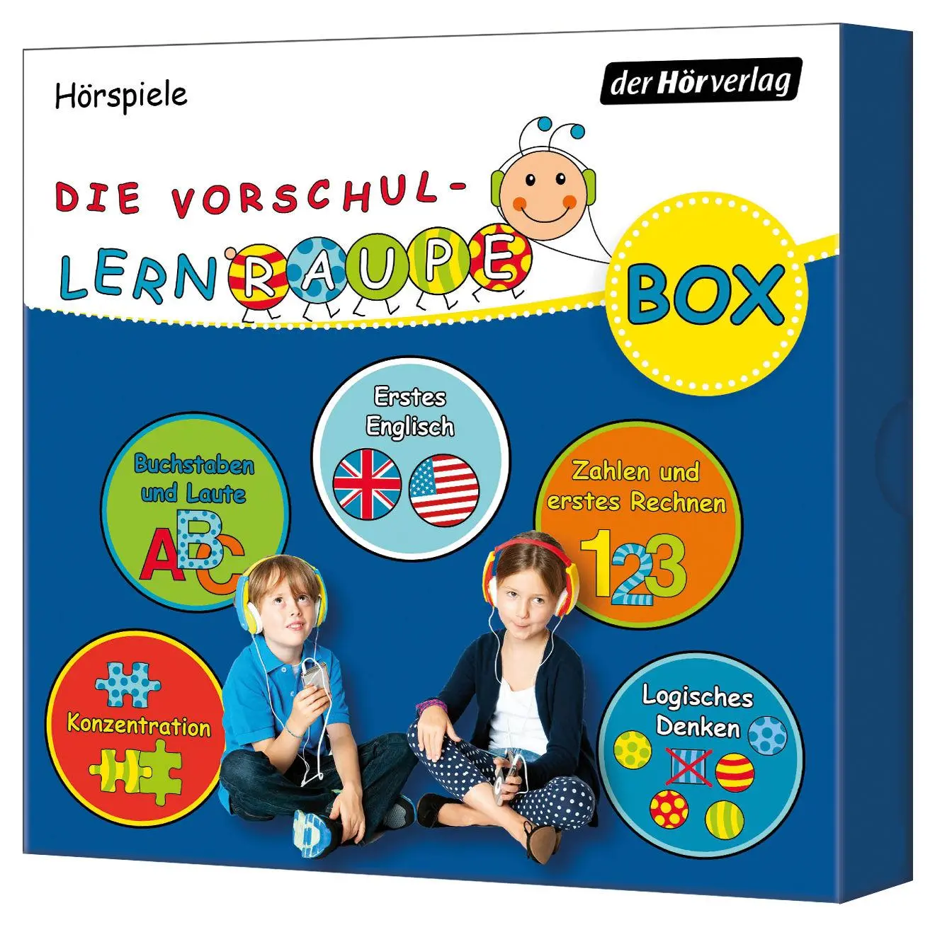 Bild: 9783844549263 | Die Vorschul-Lernraupen-Box | Swantje Zorn | MP3 | 5 Audio-CDs | 2022