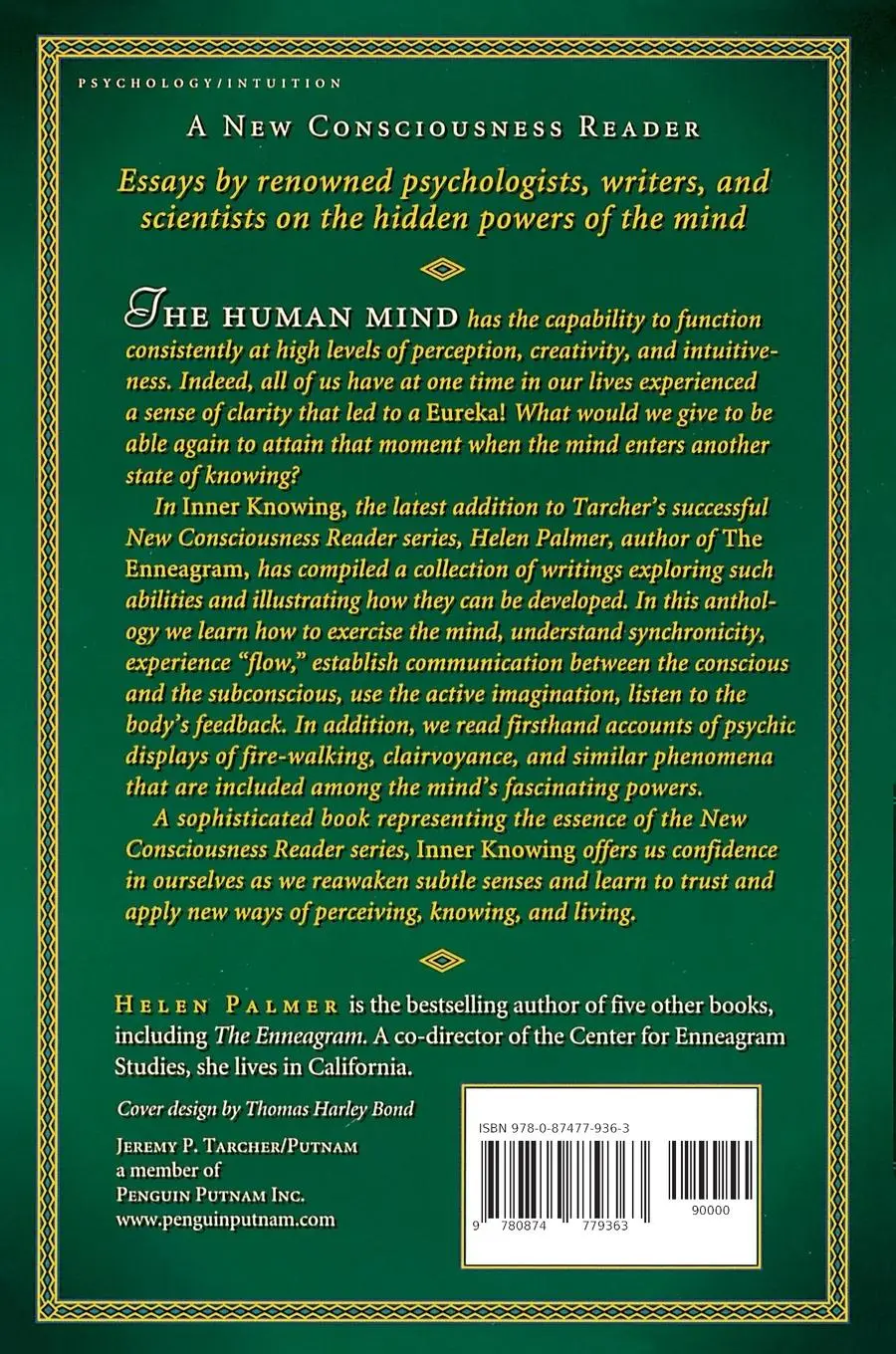 Rückseite: 9780874779363 | Inner Knowing | Consciousness, Creativity, Insight, Intuitions | Buch