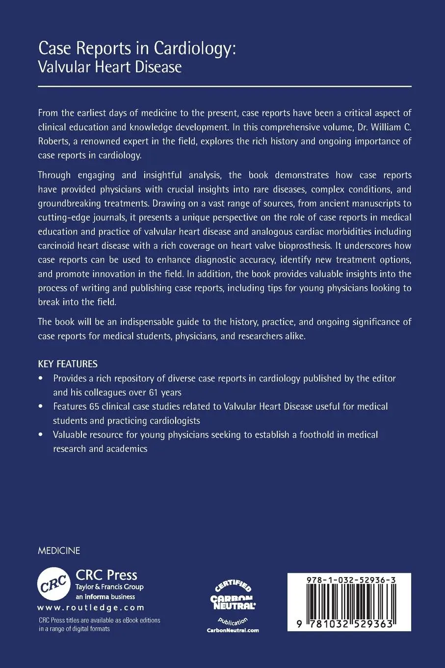 Rückseite: 9781032529363 | Case Reports in Cardiology | Valvular Heart Disease | Roberts | Buch