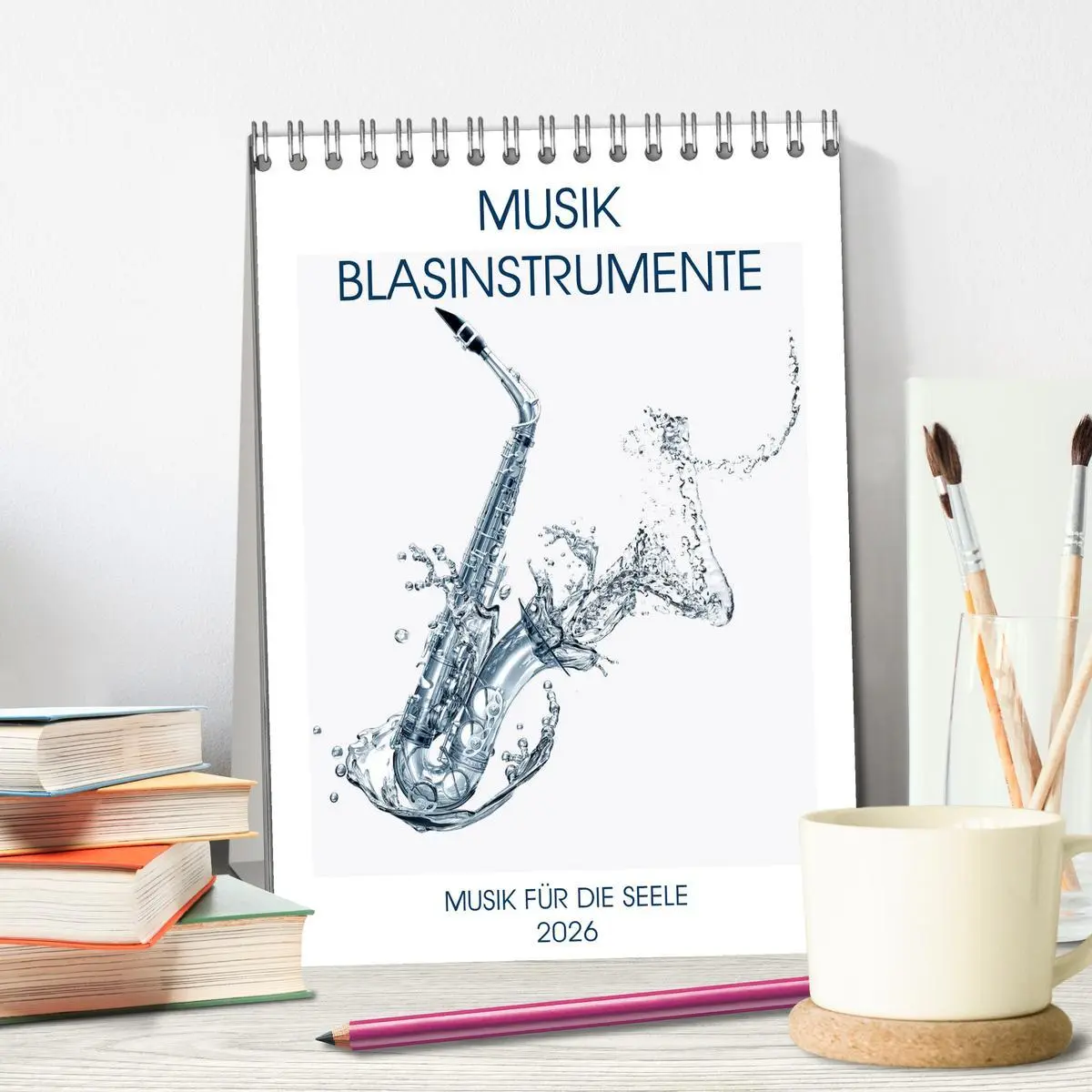 Bild: 9783516399363 | Musik Blasinstrumente (Tischkalender 2026 DIN A5 hoch), CALVENDO...