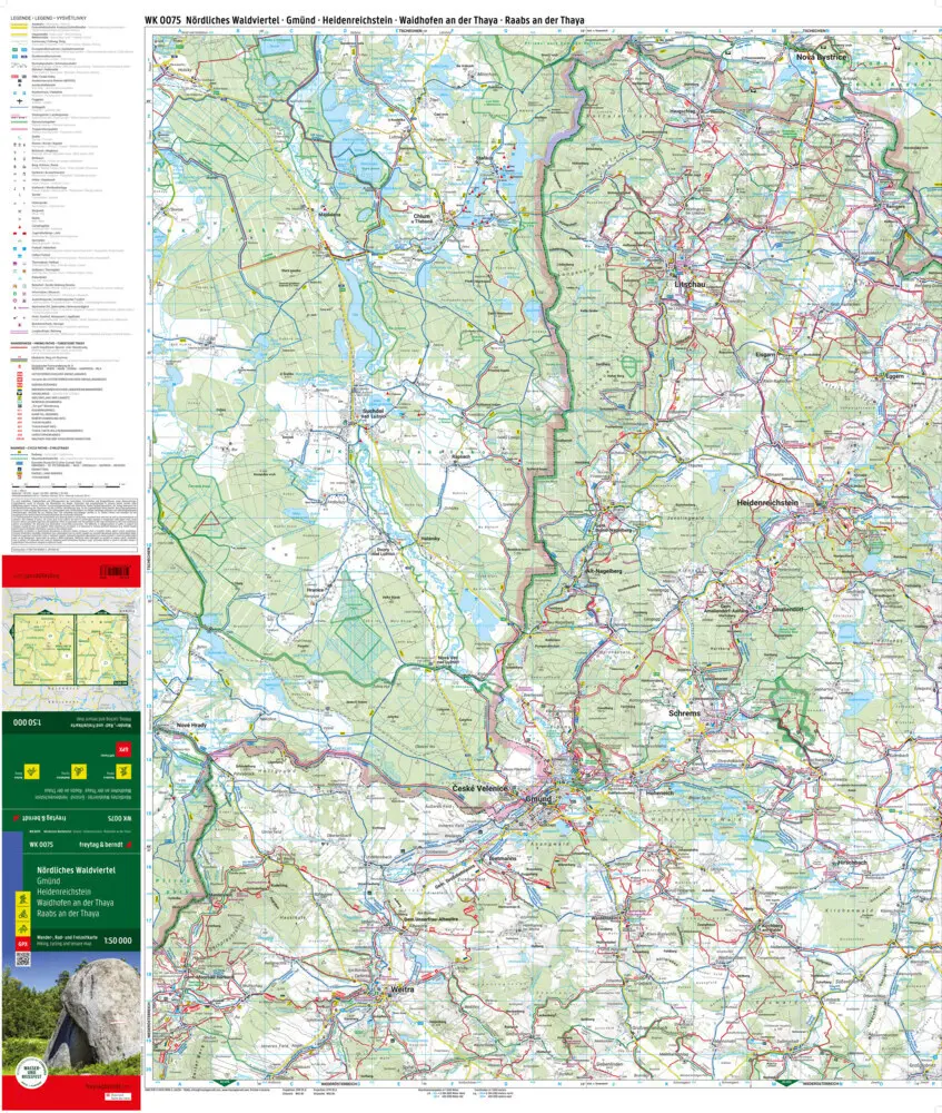 Bild: 9783707919363 | freytag &amp; berndt Wanderkarte WK 0075 Nördliches Waldviertel, Gmünd...