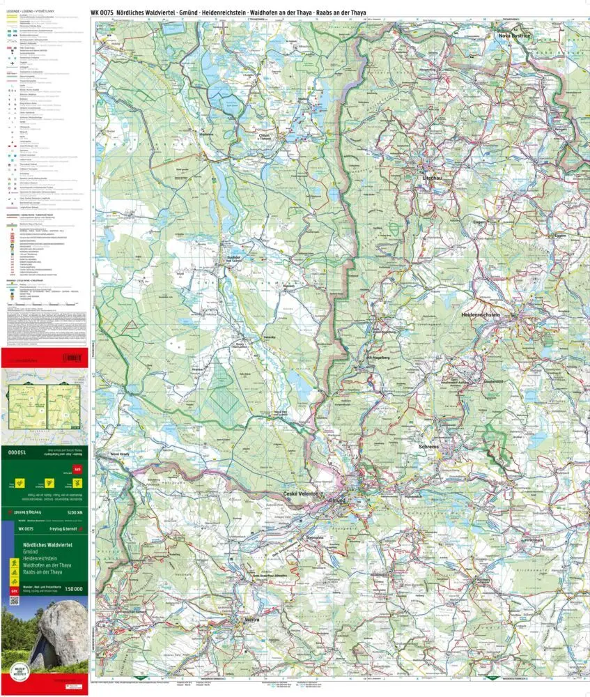 Bild: 9783707919363 | freytag &amp; berndt Wanderkarte WK 0075 Nördliches Waldviertel, Gmünd...