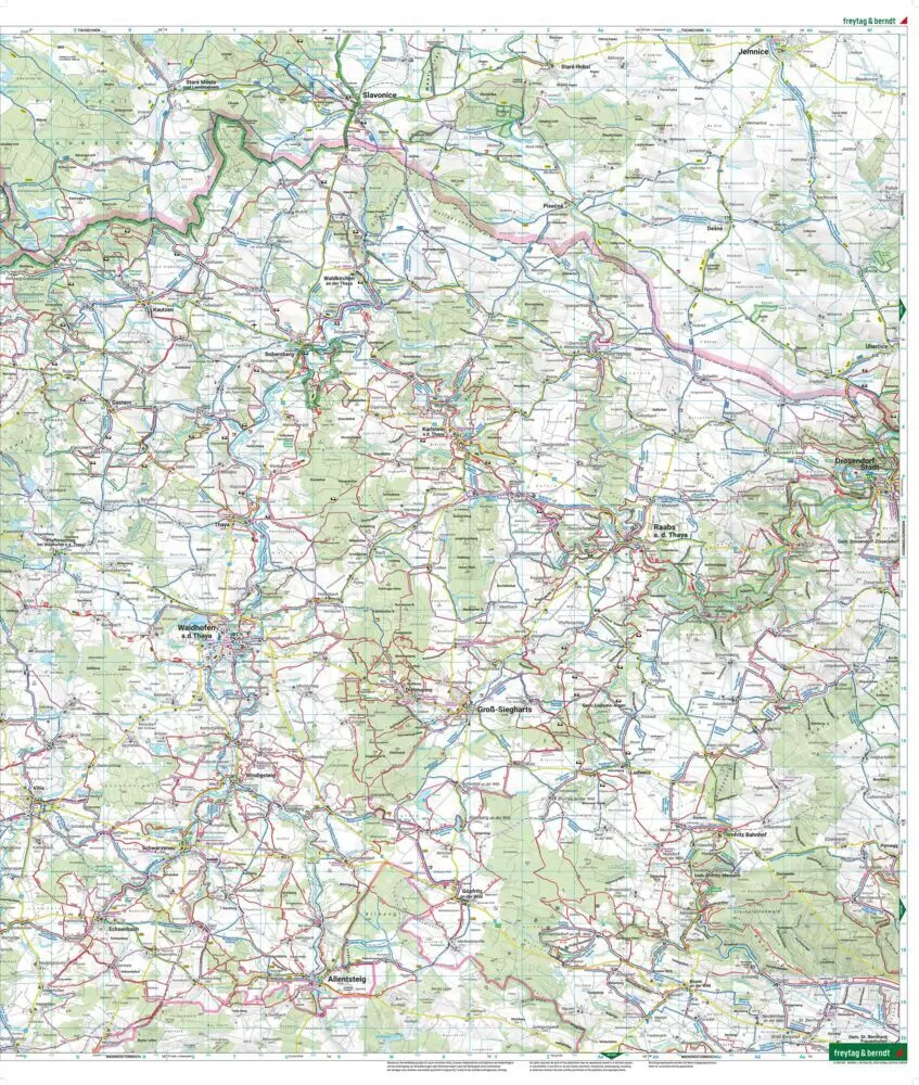 Bild: 9783707919363 | freytag &amp; berndt Wanderkarte WK 0075 Nördliches Waldviertel, Gmünd...
