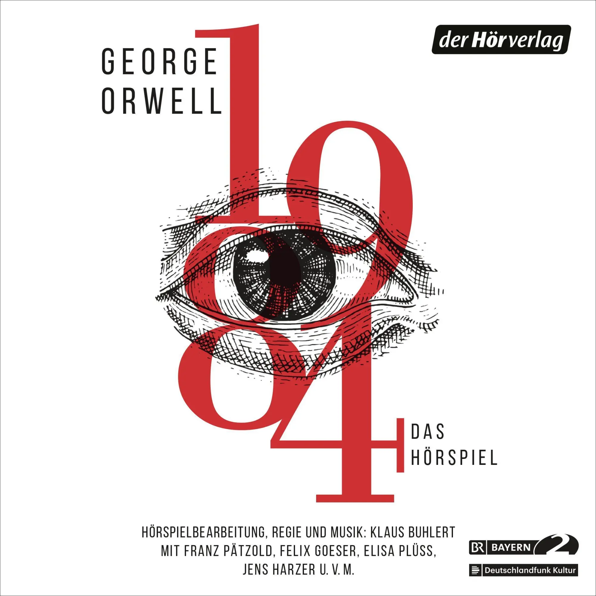 Cover: 9783844539363 | 1984 | Das Hörspiel | George Orwell | Audio-CD | 4 Audio-CDs | Deutsch