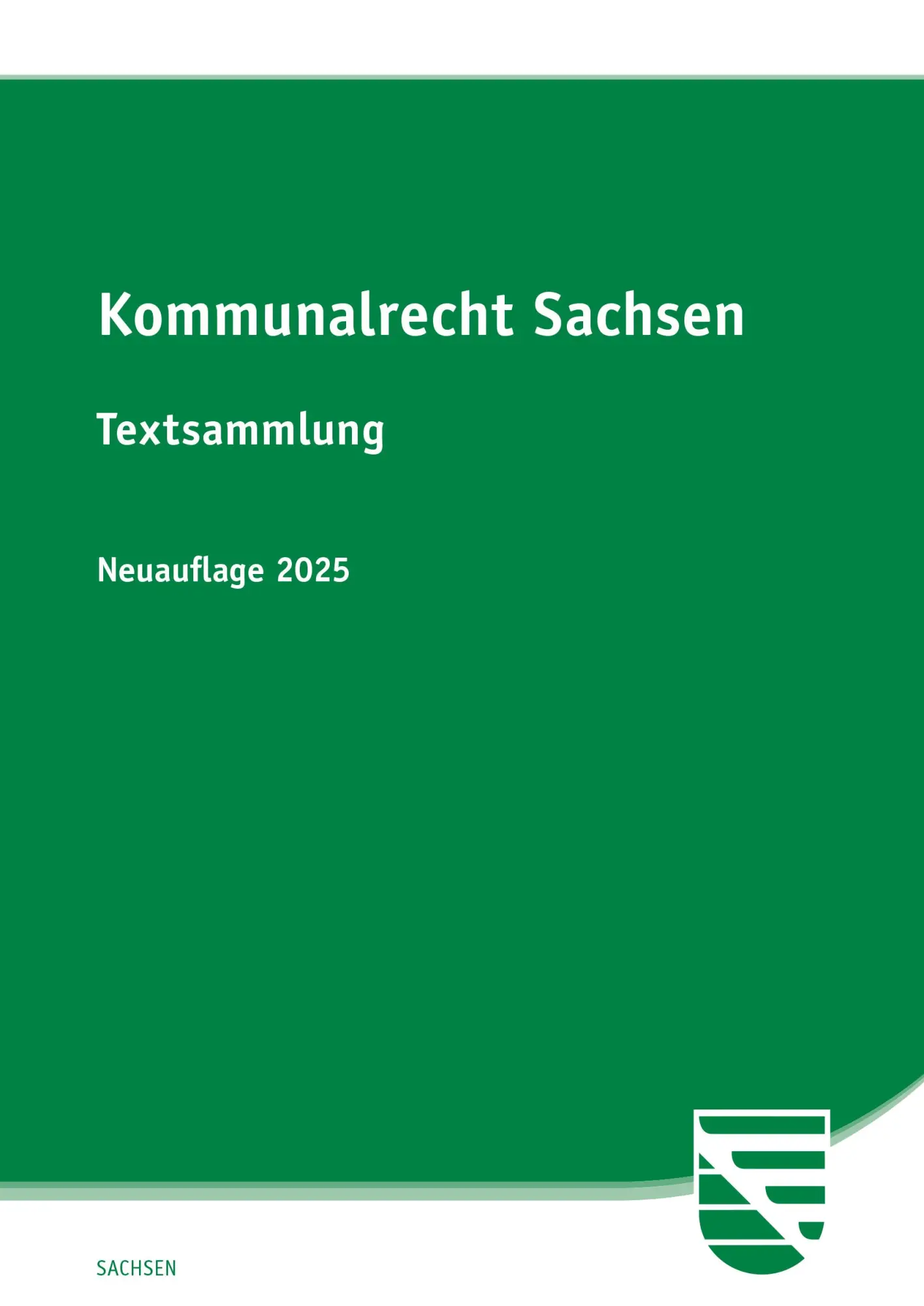 Cover: 9783949409363 | Kommunalrecht Sachsen | Textsammlung | Taschenbuch | VI | Deutsch