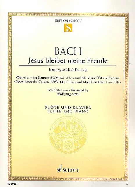 Cover: 9790001169363 | Jesus bleibet meine Freude | Johann Sebastian Bach | Broschüre | 12 S.