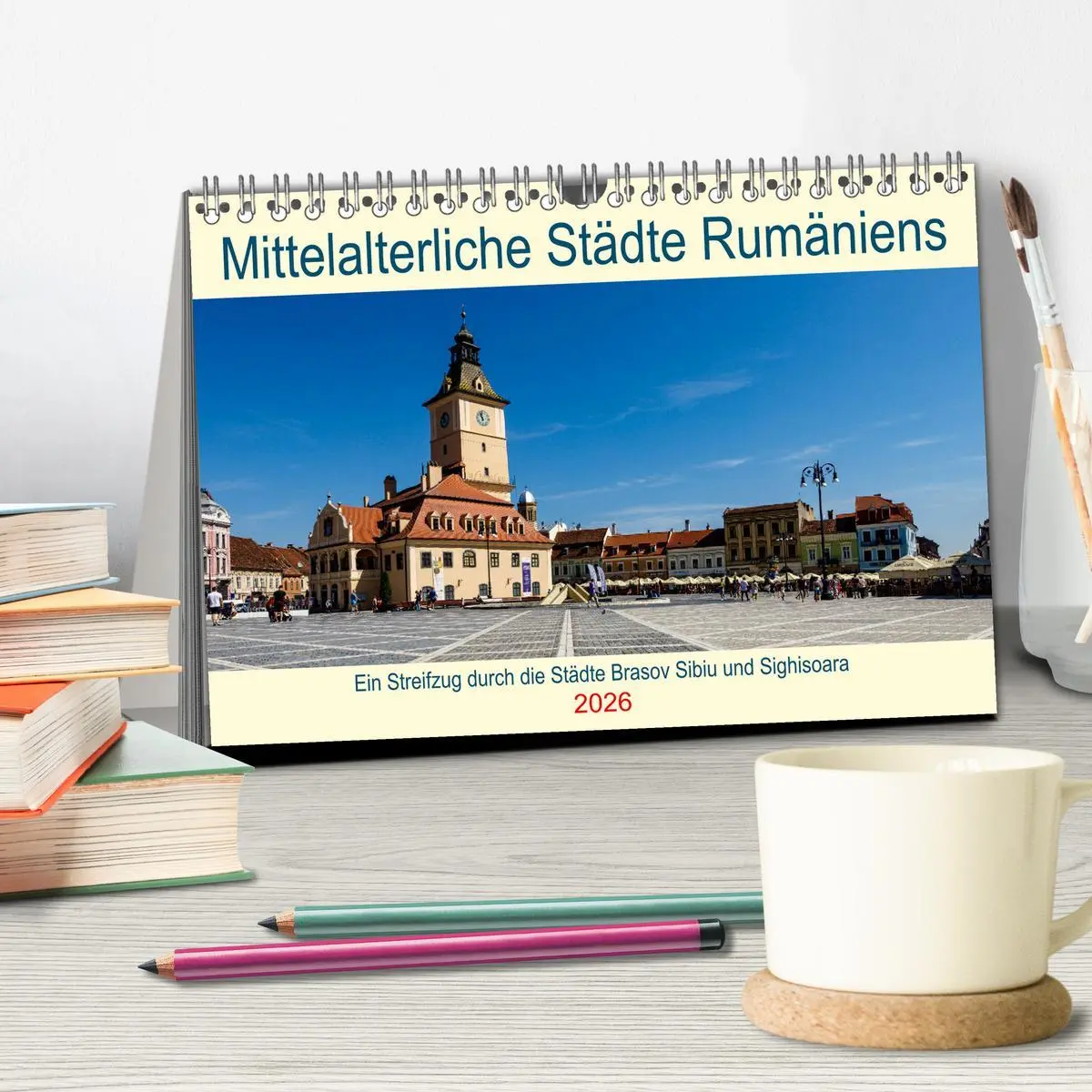 Bild: 9783457439463 | Mittelalterliche Städte Rumäniens (Tischkalender 2026 DIN A5 quer),...