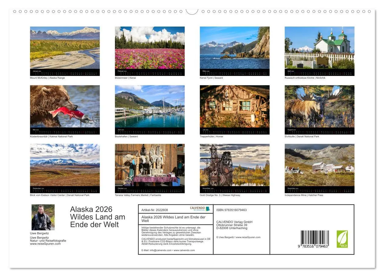 Bild: 9783516079463 | Alaska 2026 Wildes Land am Ende der Welt (hochwertiger Premium...