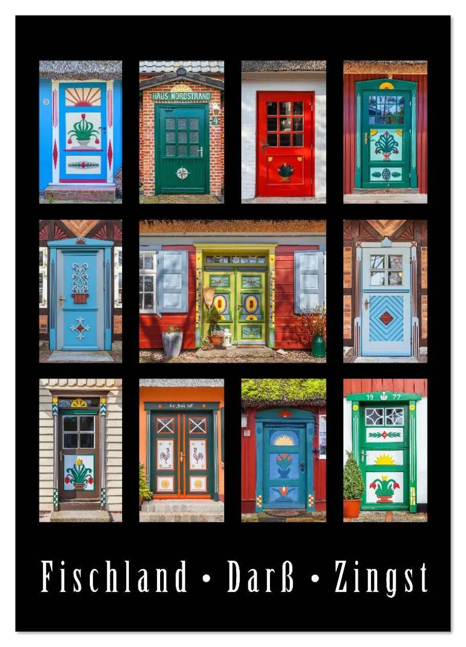 Cover: 9783516459463 | Türen - Meisterwerke aus Fischland, Darß und Zingst (Wandkalender...