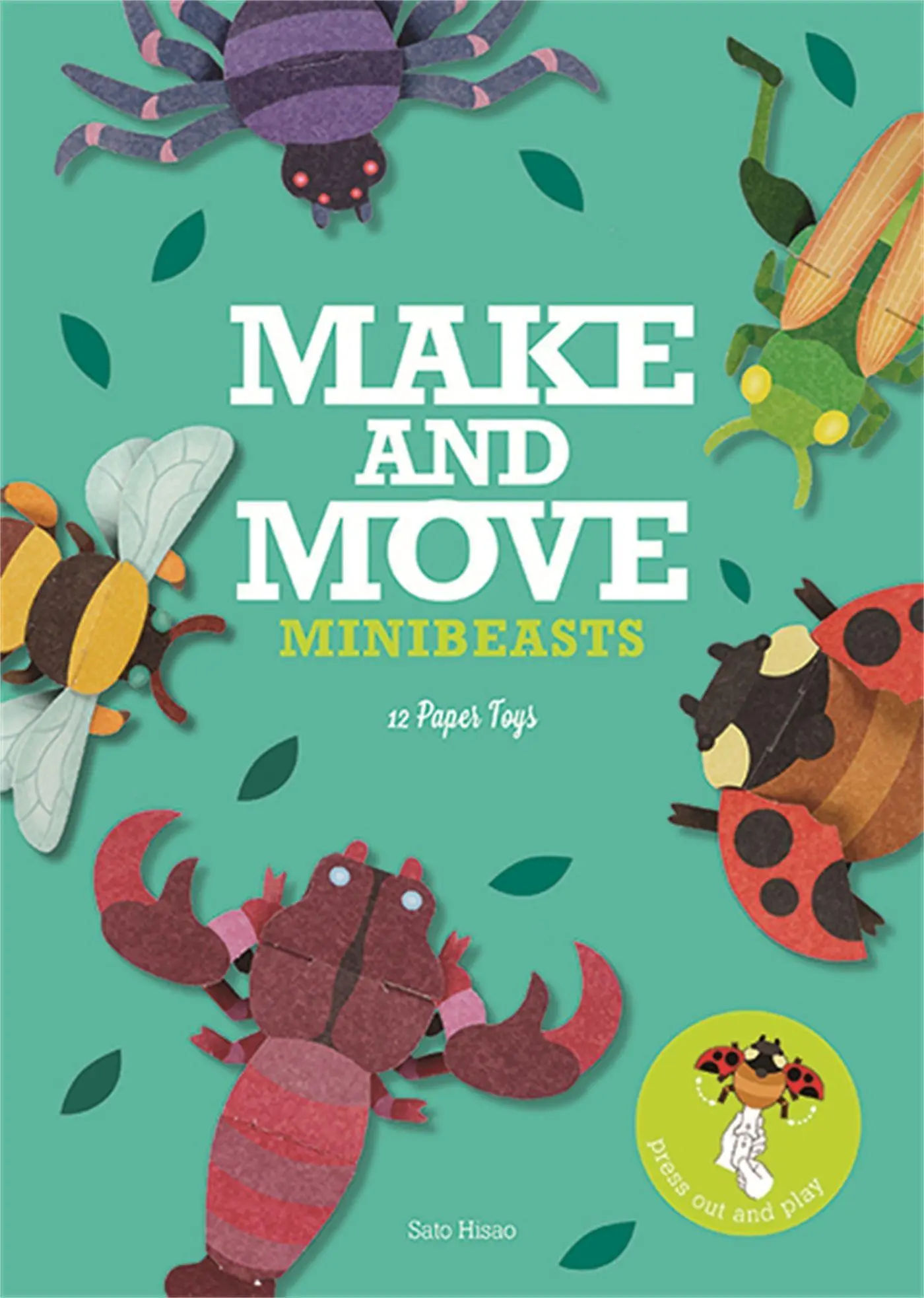 Cover: 9781780679563 | Make and Move: Minibeasts | 12 Paper Puppets to Press Out and Play