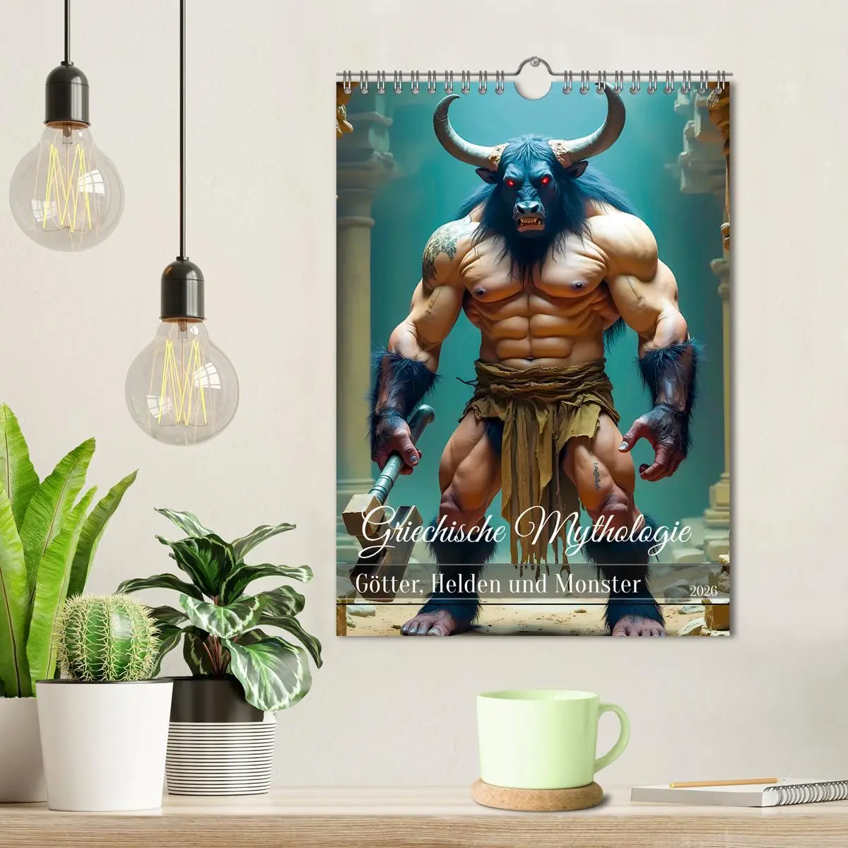 Bild: 9783457289563 | Griechische Mythologie - Götter, Helden und Monster (Wandkalender...
