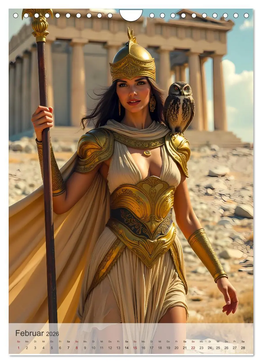 Bild: 9783457289563 | Griechische Mythologie - Götter, Helden und Monster (Wandkalender...