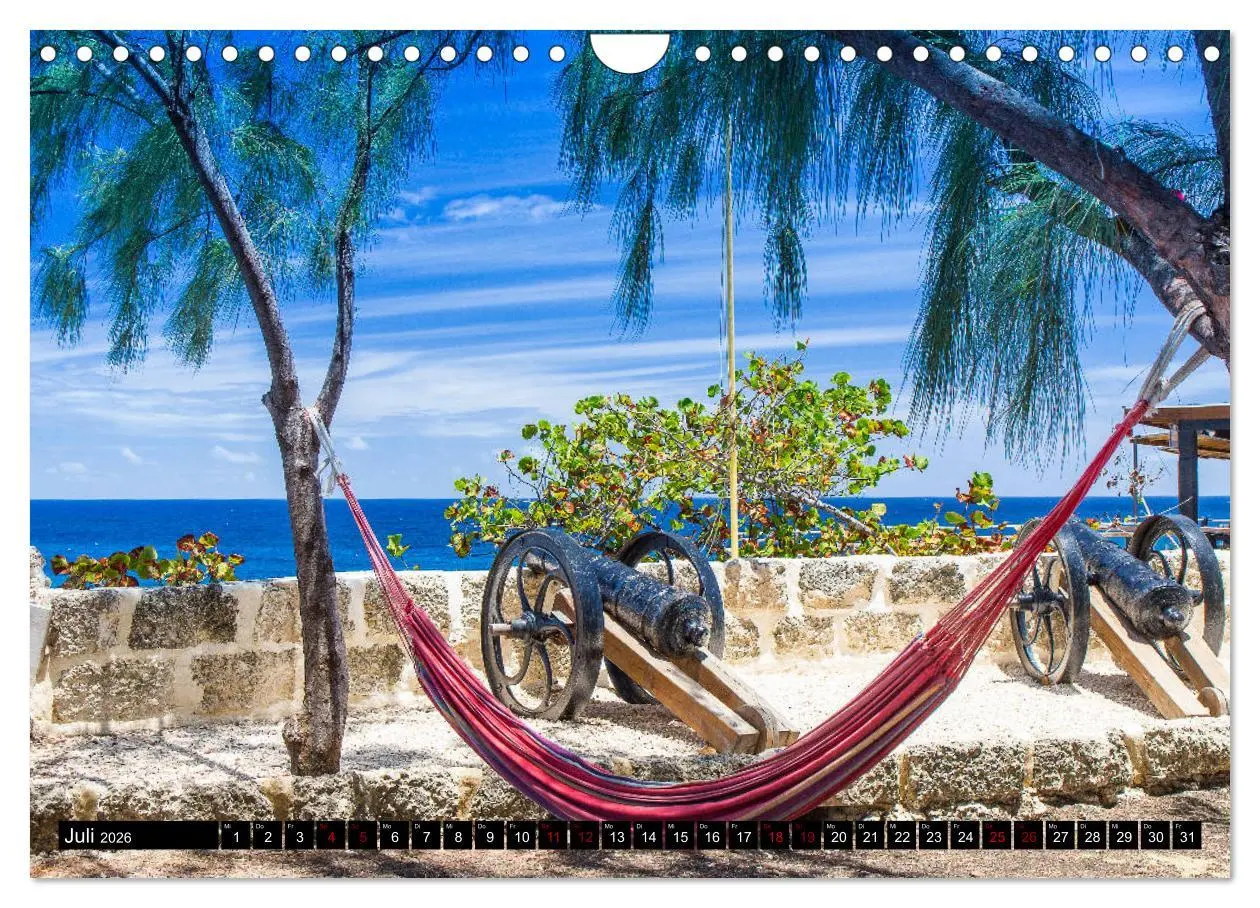Bild: 9783457809563 | Barbados (Wandkalender 2026 DIN A4 quer), CALVENDO Monatskalender