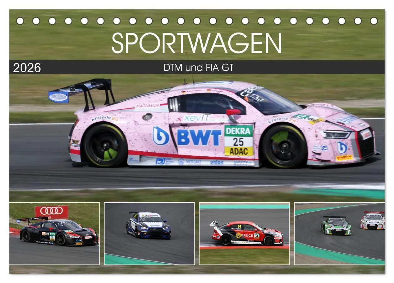 Cover: 9783516139563 | SPORTWAGEN DTM und FIA GT (Tischkalender 2026 DIN A5 quer),...