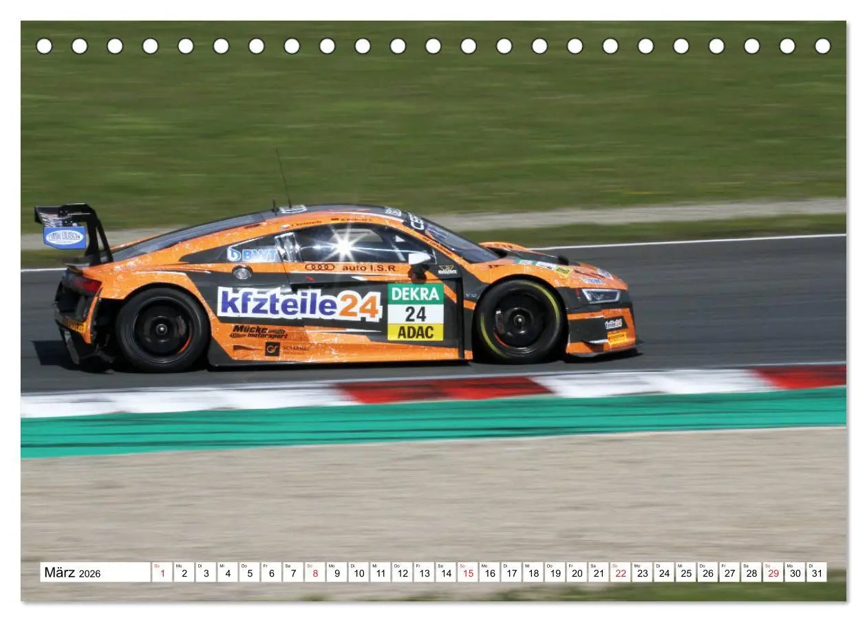 Bild: 9783516139563 | SPORTWAGEN DTM und FIA GT (Tischkalender 2026 DIN A5 quer),...