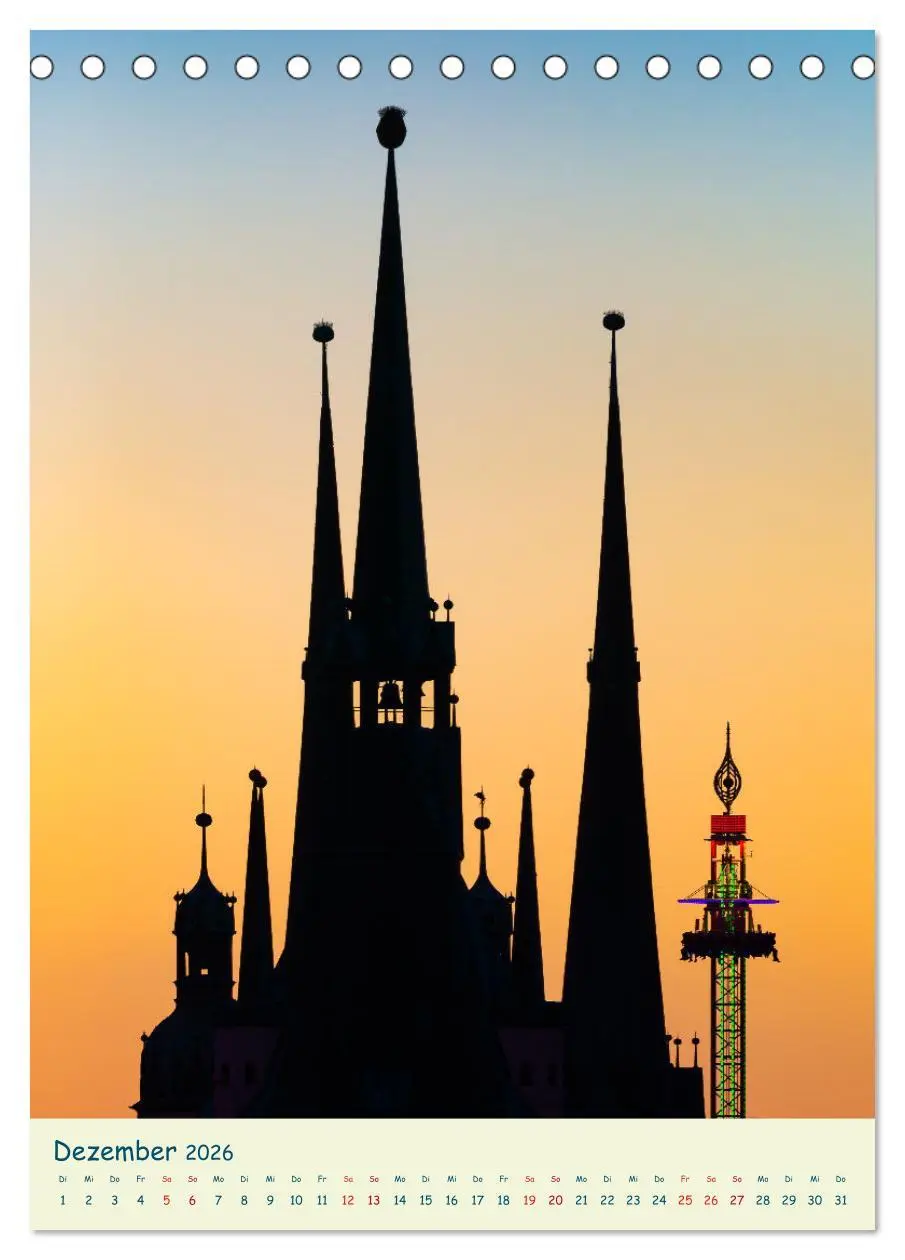 Bild: 9783516449563 | Halle/Saale - Meine Stadt im Licht (Tischkalender 2026 DIN A5...