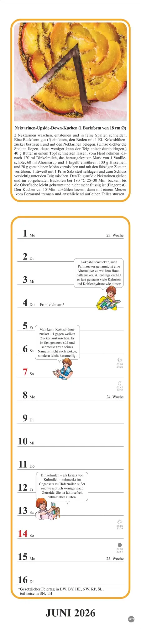 Bild: 9783756409563 | Tante Clara Küchenkalender 2026 | Kalender | Spiralbindung | 26 S.